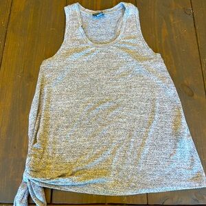 Market & Spruce‎ Grey Side Tie Knit Tank Top, Size Small boho minimalist